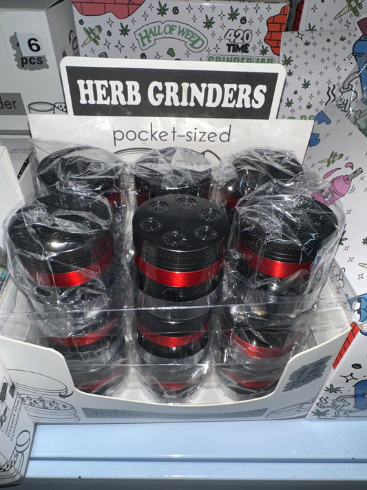 Tobacco Herb Grinders (pocket-sized) X12