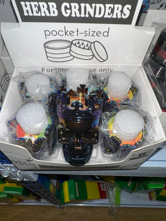 Tobacco Herb Grinders (pocket-sized) X6