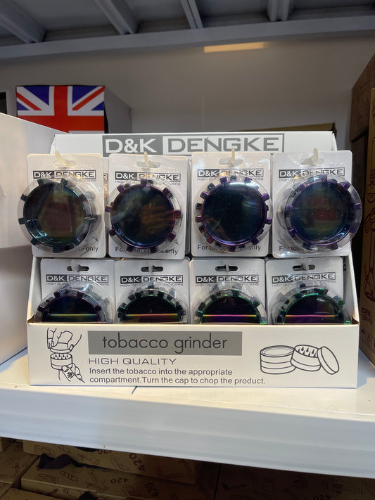 D&K Tobacco Grinder Rainbow