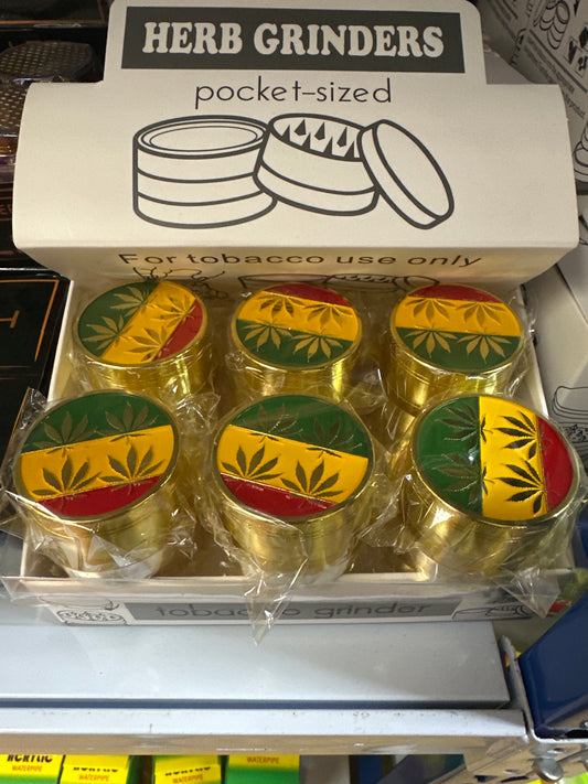 Tobacco Herb Grinders (pocket-sized) X12